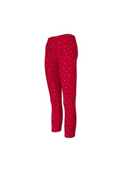 Dziewczęce legginsy czerwone w gwiazdki ocieplane ze sklepu 5.10.15 w kategorii Spodnie dziewczęce - zdjęcie 169713511