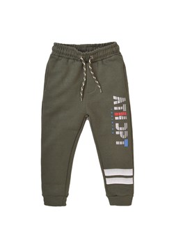 Spodnie dresowe niemowlęce khaki ze sklepu 5.10.15 w kategorii Spodnie i półśpiochy - zdjęcie 169713604
