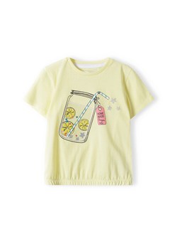 Żółta bluzka bawełniana dla niemowlaka - Lemoniada ze sklepu 5.10.15 w kategorii Koszulki niemowlęce - zdjęcie 169713763