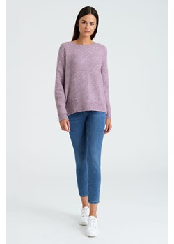 Luźny fioletowy sweter damski - Greenpoint ze sklepu 5.10.15 w kategorii Swetry damskie - zdjęcie 169713803