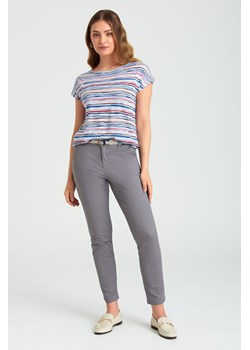 Spodnie damskie klasyczne szare ze sklepu 5.10.15 w kategorii Spodnie damskie - zdjęcie 169714224