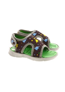 Sandały chłopięce zielone na rzep- dinozaury ze sklepu 5.10.15 w kategorii Sandały dziecięce - zdjęcie 169714231
