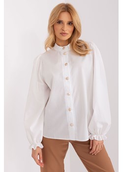 Elegancka koszula klasyczna damska ze stójką ze sklepu 5.10.15 w kategorii Koszule damskie - zdjęcie 169714333