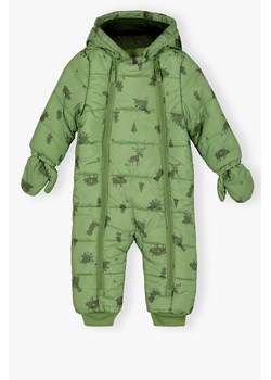 Kombinezon niemowlęcy we wzory - zielony ze sklepu 5.10.15 w kategorii Kombinezony i kurtki - zdjęcie 169714344