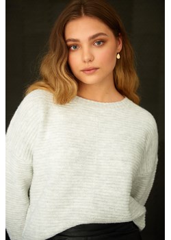 Casualowy sweter damski - szary ze sklepu 5.10.15 w kategorii Swetry damskie - zdjęcie 169714390