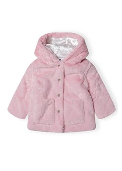 Różowa kurtka przejściowa pluszowa dla niemowlaka ze sklepu 5.10.15 w kategorii Kombinezony i kurtki - zdjęcie 169714523