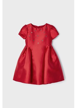 Sukienka dziewczęca z cekinami - czerwona ze sklepu 5.10.15 w kategorii Sukienki dziewczęce - zdjęcie 169714553