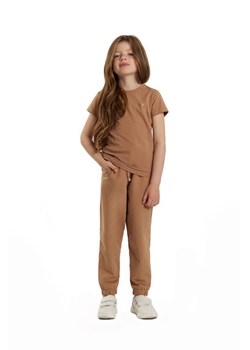 T-shirt dziewczęcy camel ze sklepu 5.10.15 w kategorii Bluzki dziewczęce - zdjęcie 169714782