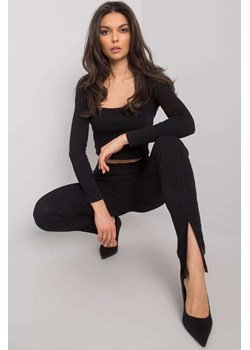 Spodnie damskie - czarne ze sklepu 5.10.15 w kategorii Spodnie damskie - zdjęcie 169714854