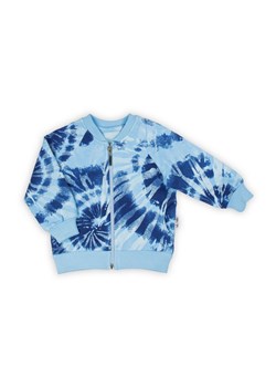 Bawełniana bluza niemowlęca we wzory niebieska ze sklepu 5.10.15 w kategorii Bluzy i swetry - zdjęcie 169714952