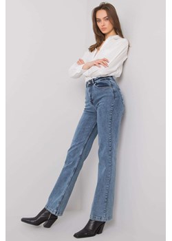 Niebieskie spodnie mom jeans ze sklepu 5.10.15 w kategorii Jeansy damskie - zdjęcie 169714982