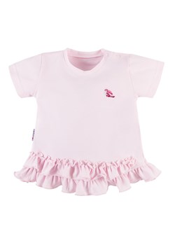 Bawełniana tunika niemowlęca NATURE różowa ze sklepu 5.10.15 w kategorii Koszulki niemowlęce - zdjęcie 169715084