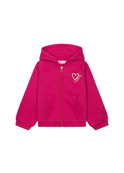Różowa bluza dla dziewczynki z kapturem ze sklepu 5.10.15 w kategorii Bluzy dziewczęce - zdjęcie 169715253