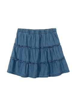Bawełniana spódnica ozdobiona falbankami dla dziewczynki ze sklepu 5.10.15 w kategorii Spódnice dziewczęce - zdjęcie 169715303