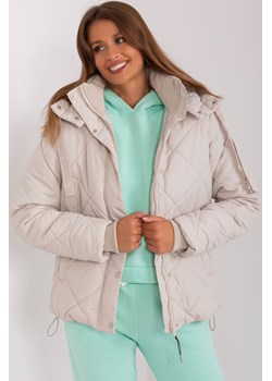 Jasnobeżowa kurtka zimowa ze ściągaczami SUBLEVEL ze sklepu 5.10.15 w kategorii Kurtki damskie - zdjęcie 169715363