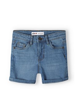 Jeansowe krótkie spodenki dla chłopca ze sklepu 5.10.15 w kategorii Spodenki chłopięce - zdjęcie 169715402