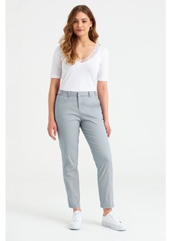 Spodnie klasyczne damskie szare ze sklepu 5.10.15 w kategorii Spodnie damskie - zdjęcie 169715534