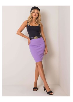 Fioletowa spódnica ołówkowa - mini ze sklepu 5.10.15 w kategorii Spódnice - zdjęcie 169715894