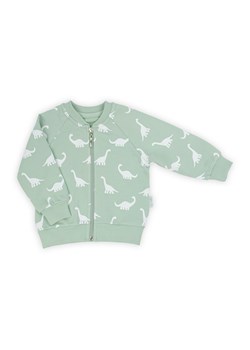 Chłopięca bluza dresowa boomerka rozpinana- białe dinozaury ze sklepu 5.10.15 w kategorii Bluzy chłopięce - zdjęcie 169716011