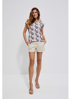 T-shirt damski z motywem roślinnym ze sklepu 5.10.15 w kategorii Bluzki damskie - zdjęcie 169716051