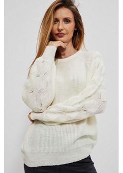 Sweter damski biały ze sklepu 5.10.15 w kategorii Swetry damskie - zdjęcie 169716092