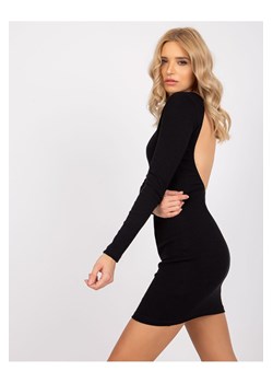 Sukienka damska z wycięciem na plecach - czarna mini ze sklepu 5.10.15 w kategorii Sukienki - zdjęcie 169716371
