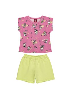 Komplet niemowlęcy dla dziewczynki - t-shirt + szorty ze sklepu 5.10.15 w kategorii Komplety niemowlęce - zdjęcie 169716423
