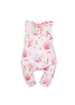 Bawełniany rampers niemowlęcy z motywem rafy ze sklepu 5.10.15 w kategorii Rampersy - zdjęcie 169716462
