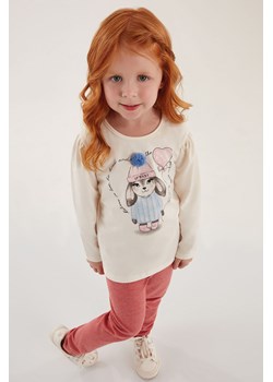 Pastelowa bluzka dla dziewczynki z długim rękawem ze sklepu 5.10.15 w kategorii Bluzki dziewczęce - zdjęcie 169716674