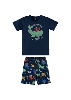 Dwuczęściowa bawełniana piżama chłopięca w zwierzęta morskie ze sklepu 5.10.15 w kategorii Piżamy dziecięce - zdjęcie 169716723