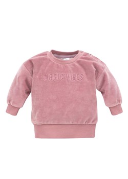 Różowa nierozpinana bluza dziewczęca bez kaptura ze sklepu 5.10.15 w kategorii Bluzy dziewczęce - zdjęcie 169716892