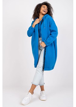 Ciemnoniebieska długa bluza dresowa basic Betty RUE PARIS ze sklepu 5.10.15 w kategorii Bluzy damskie - zdjęcie 169717253