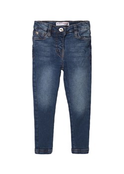 Dopasowane spodnie jeansowe z kieszeniami dla dziewczynki ze sklepu 5.10.15 w kategorii Spodnie dziewczęce - zdjęcie 169717470