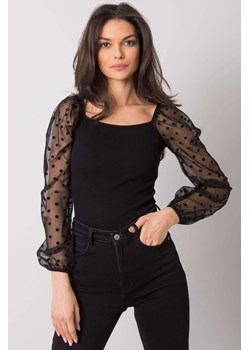 Bluzka z długim rękawem - czarna ze sklepu 5.10.15 w kategorii Bluzki damskie - zdjęcie 169717783