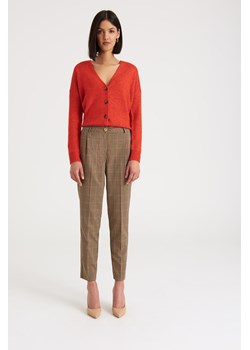 Klasyczne spodnie damskie w drobną kratkę ze sklepu 5.10.15 w kategorii Spodnie damskie - zdjęcie 169717961