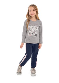Bawełniana bluzka dla dziewczynki z długim rękawem ze sklepu 5.10.15 w kategorii Bluzki dziewczęce - zdjęcie 169718110