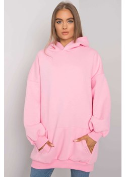 Różowa długa bluza kangurka Roselle ze sklepu 5.10.15 w kategorii Bluzy damskie - zdjęcie 169718242