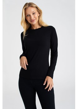 Bluzka damska z długim rękawem czarna ze sklepu 5.10.15 w kategorii Bluzki damskie - zdjęcie 169718333
