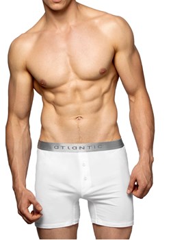 Bokserki męskie o luźnym fasonie Atlantic- białe ze sklepu 5.10.15 w kategorii Majtki męskie - zdjęcie 169718670