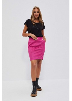Różowa ołówkowa spódnica damska ze sklepu 5.10.15 w kategorii Spódnice - zdjęcie 169718981