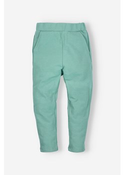 Spodnie dresowe dla dziewczynki - I Love Colors - jasnozielone ze sklepu 5.10.15 w kategorii Spodnie dziewczęce - zdjęcie 169719083