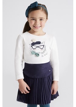 Komplet dziewczęcy granatowa spódnica + bluzka z długim rękawem ze sklepu 5.10.15 w kategorii Komplety dziewczęce - zdjęcie 169719464