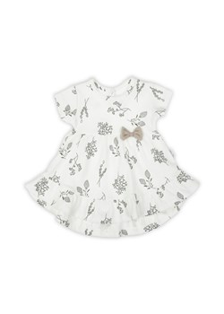 Bawełniana sukienka niemowlęca z kokardką ze sklepu 5.10.15 w kategorii Sukienki niemowlęce - zdjęcie 169719571