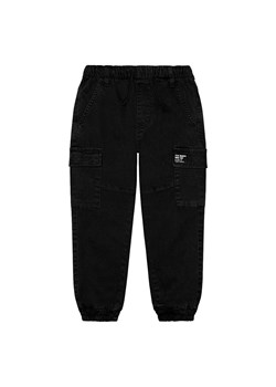 Czarne spodnie chłopięce typu bojówki ze sklepu 5.10.15 w kategorii Spodnie i półśpiochy - zdjęcie 169720040