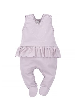Fioletowe śpiochy niemowlęce z falbanką ze sklepu 5.10.15 w kategorii Śpiochy - zdjęcie 169720134