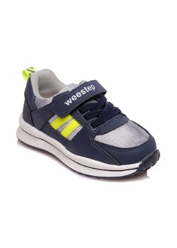 Granatowo-szare buty sportowe dla chłopca Weestep ze sklepu 5.10.15 w kategorii Buty sportowe dziecięce - zdjęcie 169720310