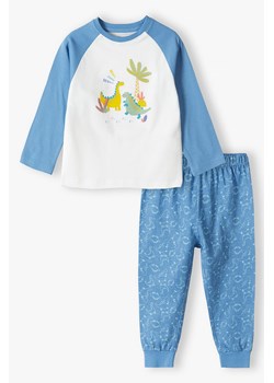 Piżama chłopięca w dinozaury - niebieska - 5.10.15. ze sklepu 5.10.15 w kategorii Piżamy dziecięce - zdjęcie 169720441