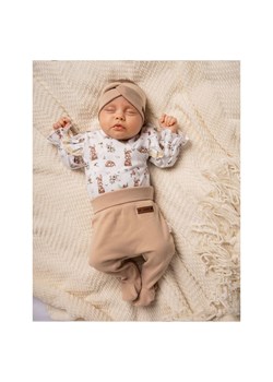 Body bawełniane kopertowe dziewczęce z długim rękawem Bunia ze sklepu 5.10.15 w kategorii Body niemowlęce - zdjęcie 169720761