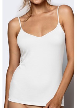 Podkoszulek damski biały na cienkie ramiączka ATLANTIC ze sklepu 5.10.15 w kategorii Podkoszulki i halki - zdjęcie 169720961