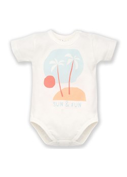 Body z krótkim rękawem- Sun & Fun ze sklepu 5.10.15 w kategorii Body niemowlęce - zdjęcie 169721104
